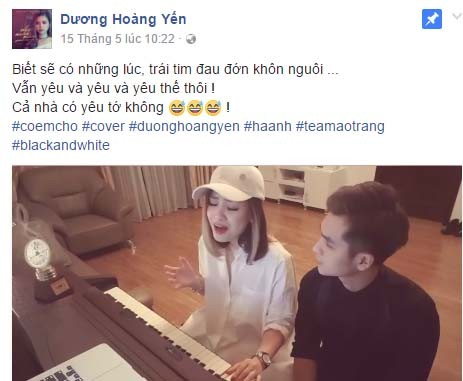 Duong Hoang Yen, Vu Ha Anh chia tay sau 7 nam yeu nhau?-Hinh-3